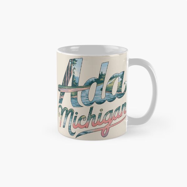 Artikelvorschau, Ada, Michigan, Ada Mi, Ada Michigan entworfen und verkauft von MoMidoStore.