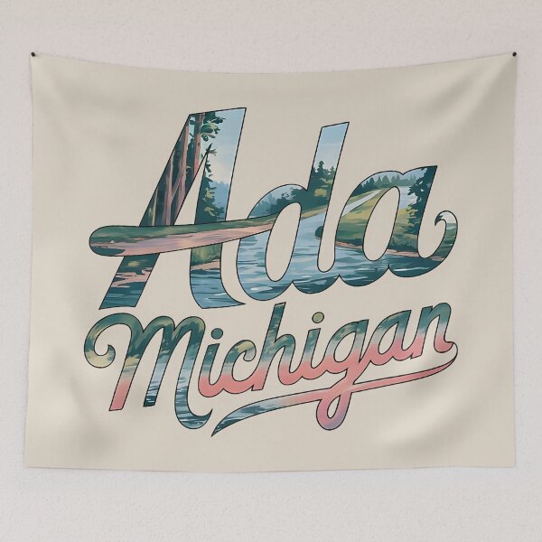 Artikelvorschau, Ada, Michigan, Ada Mi, Ada Michigan entworfen und verkauft von MoMidoStore.