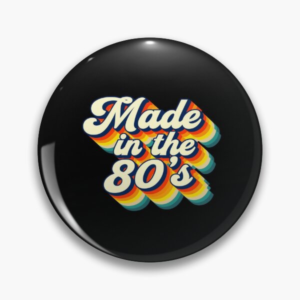 Item preview, Retro "Made in the 80's" Vintage Typography – Bold Multicolor 80s Aesthetic for Nostalgic Fans designed and sold by Bright Nest Studio.