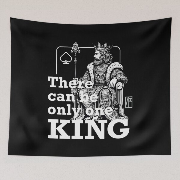 Item preview, Game - Poker - Texas Holdem - There Can Be Only One King- 1 designed and sold by kowaldtlbung.