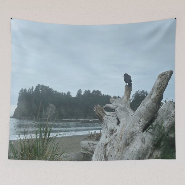 Item preview, Raven on Driftwood (La Push beach, Washington) designed and sold by rornelson.