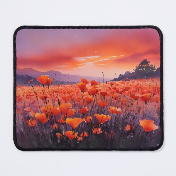 Item preview, Vibrant Sunset Over California Poppy Field designed and sold by laurashawart.