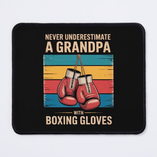 Item preview, Never Underestimate An Old Man With Boxing Gloves Boxing designed and sold by IdunayaStore.