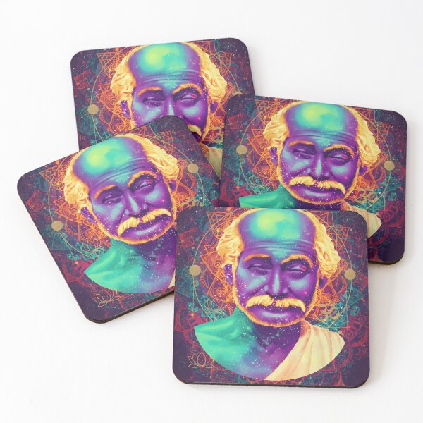 Item preview, Psychedelic Kriya Yoga Spiritual Portrait designed and sold by shreeradha.