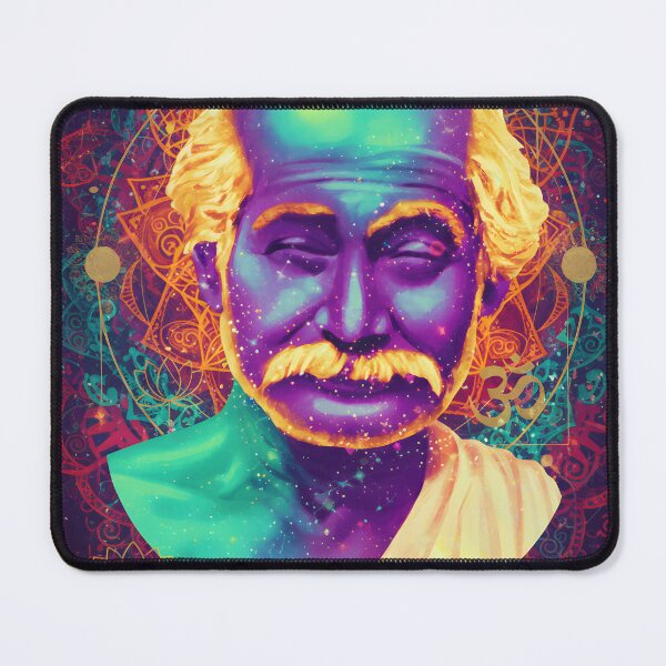 Item preview, Psychedelic Kriya Yoga Spiritual Portrait designed and sold by shreeradha.