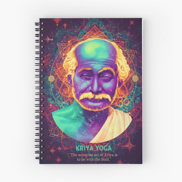 Item preview, Retrato espiritual psicodélico de Kriya Yoga designed and sold by shreeradha.