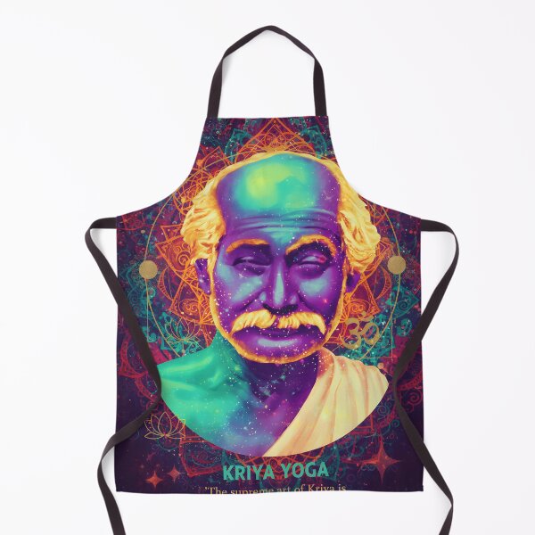 Item preview, Psychedelic Kriya Yoga Spiritual Portrait designed and sold by shreeradha.