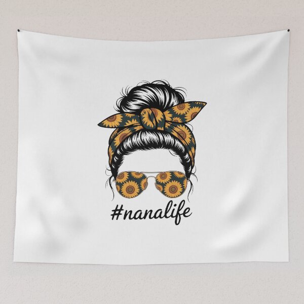 Item preview, Bleached Sunflower Nana Life Tees for Mother's Day designed and sold by IdunayaStore.
