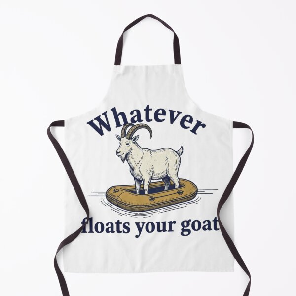 Item preview, funny goat, whatever floats your goat, animal pun, funnyfits70, Humor, Funny, retro, vintages, funny quotes, animal humor, designed and sold by FunnyFits70.
