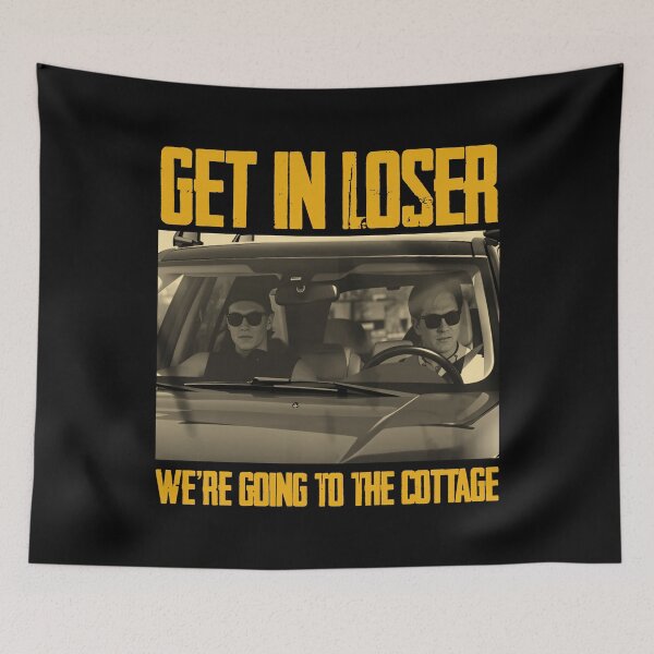 Item preview, Get In Loser We're Going To The Cottage, I'm Coming to the Cottage, Ilya Rozanov and Shane Hollander, Heated Rivalry The Cottage, Ilya and Shane Hockey Romance - Heated Rivalry designed and sold by rexedmee8.
