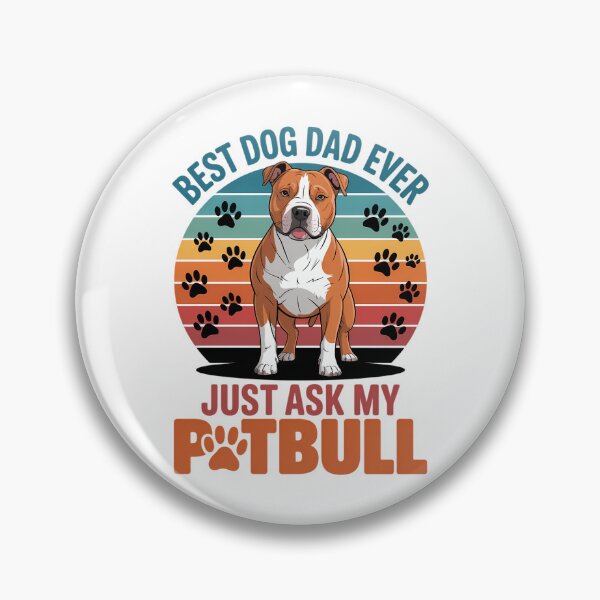Item preview, Dad Pitbull Best Dog dad Ever designed and sold by IdunayaStore.