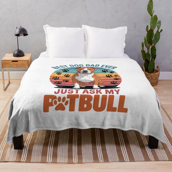 Item preview, Dad Pitbull Best Dog dad Ever designed and sold by IdunayaStore.