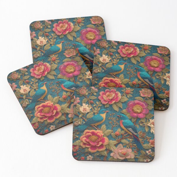 Item preview, Chinese Silk Floral Blue Birds Carpet designed and sold by GrinGalore.