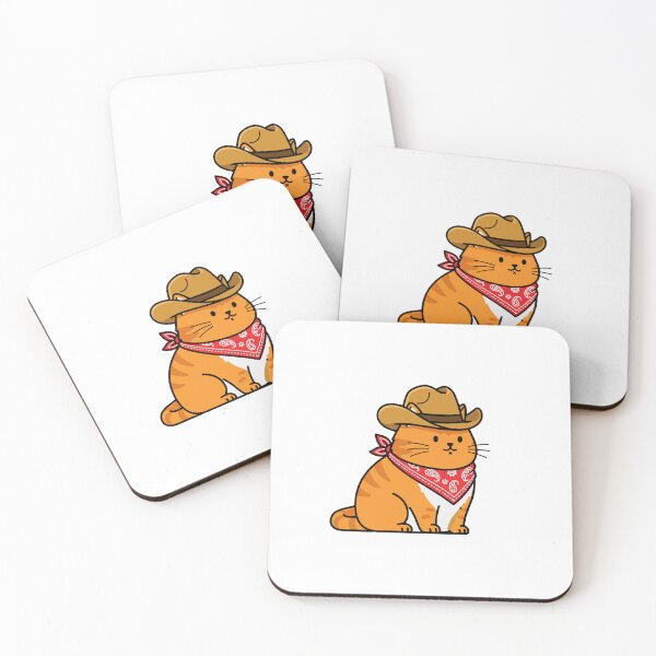 Item preview, Western Cowboy Orange Cat designed and sold by PopStars1993.