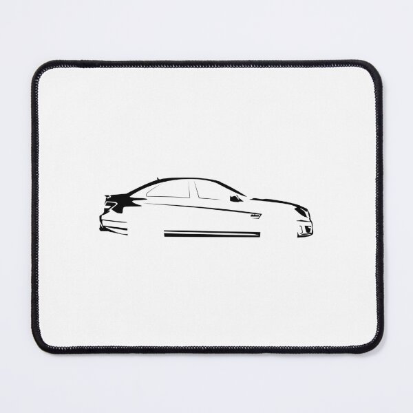 Item preview, AMG C63 (2013) Minimalist Car Silhouette (Black) designed and sold by FearnCreative.