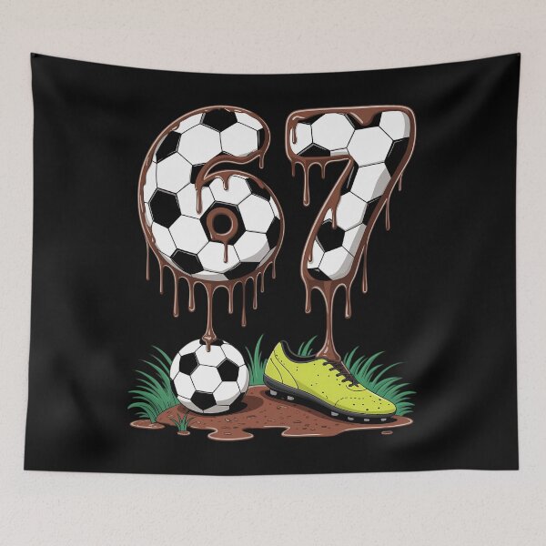Item preview, Soccer 67 Six Seven Meme Boys designed and sold by AsteriskDatBArt.