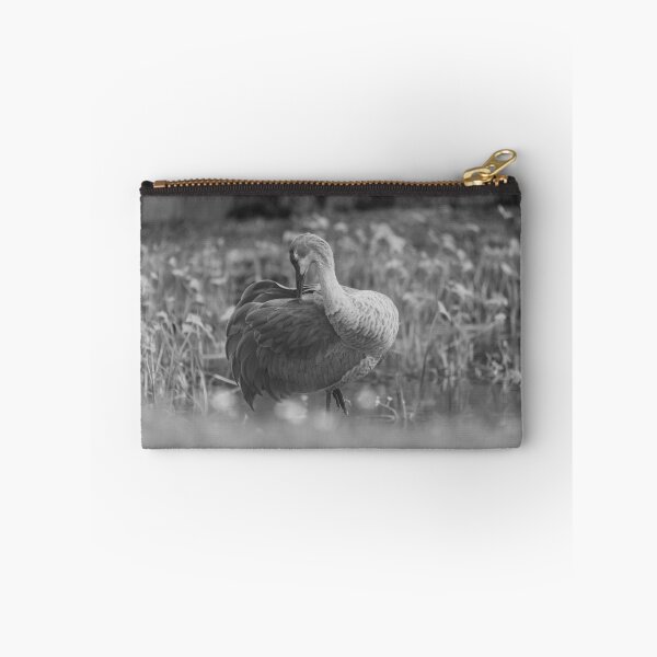 Item preview, Sandhill cranes forage peacefully along the edge of a beautiful pond in Tampa Bay, Florida designed and sold by EyezWatchin.