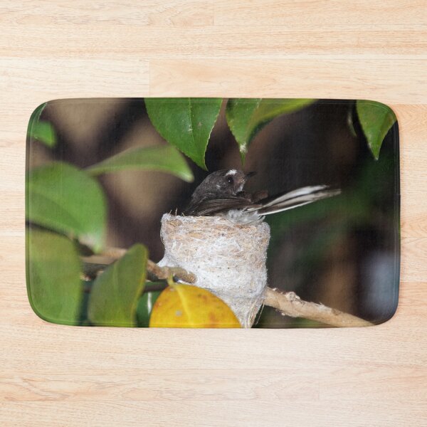 Item preview, Grey Fantail on Nest - Magpie Springs designed and sold by MagpieSprings.