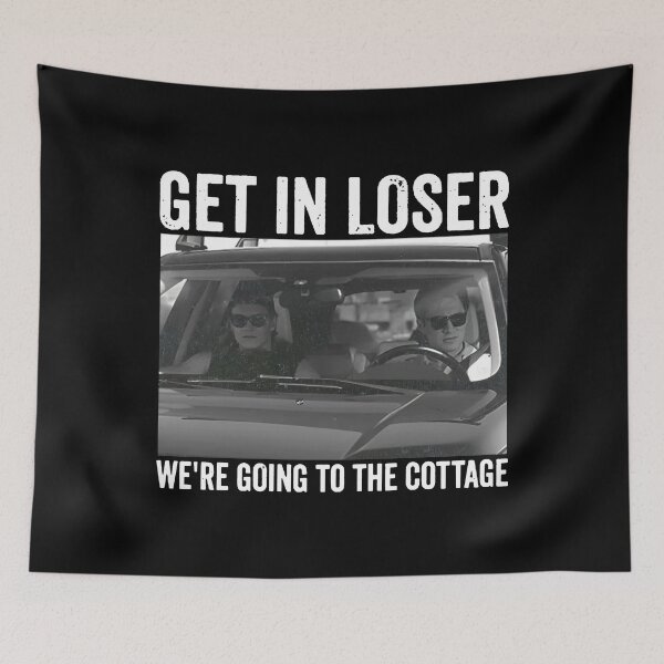 Item preview, Get In Loser We're Going To The Cottage, I'm Coming to the Cottage, Ilya Rozanov and Shane Hollander, Heated Rivalry The Cottage, Ilya and Shane Hockey Romance - Heated Rivalry designed and sold by rexedmee8.