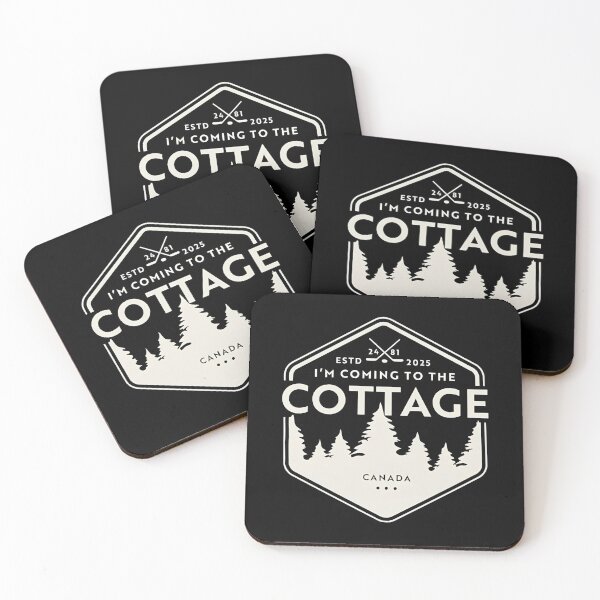 Item preview, Coming to the cottage cotton, Cozy cabin, Heated Rivalry  designed and sold by rexedmee8.