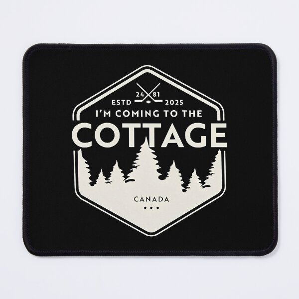 Item preview, Coming to the cottage cotton, Cozy cabin, Heated Rivalry designed and sold by rexedmee8.