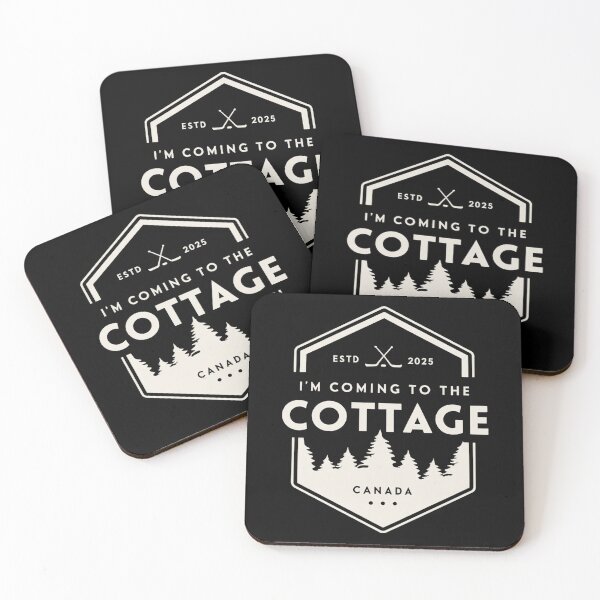 Item preview, Coming to the cottage cotton, Cozy cabin, Heated Rivalry  designed and sold by rexedmee8.