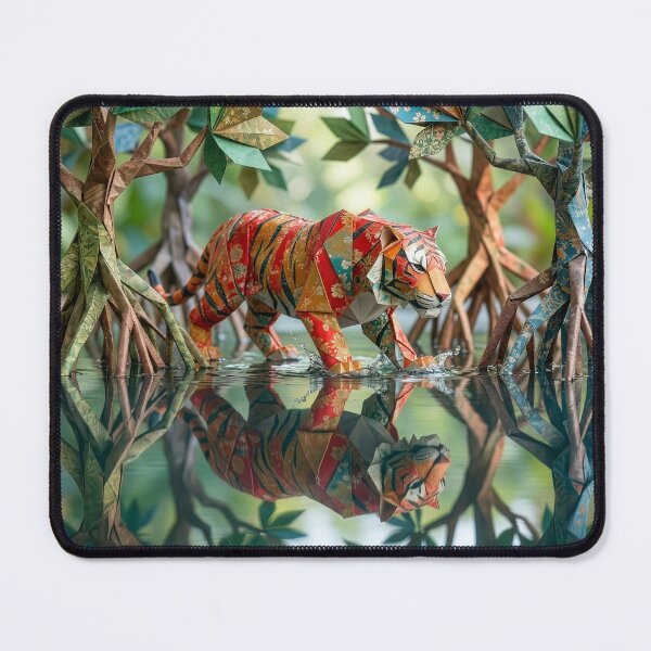 Item preview, Origami Tiger in Origami Mangrove Swamp designed and sold by Tridentulus.