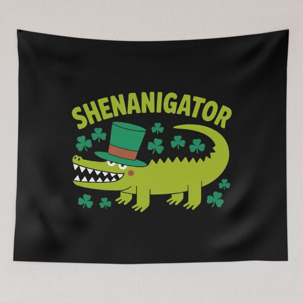 Item preview, Shenanigator Shenanigan Alligator Funny St Patrick's Day designed and sold by AsteriskDatBArt.