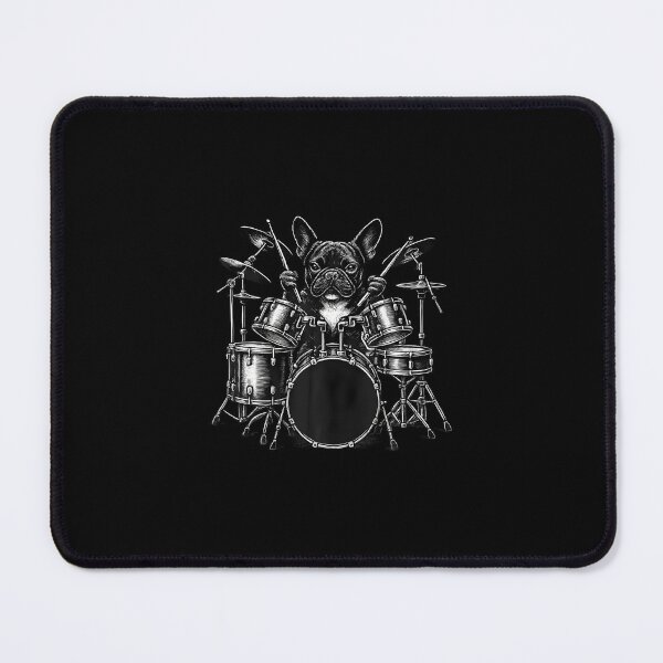 Item preview, French Bulldog Playing Drums Drummer Dog Lover designed and sold by scottsurswab.