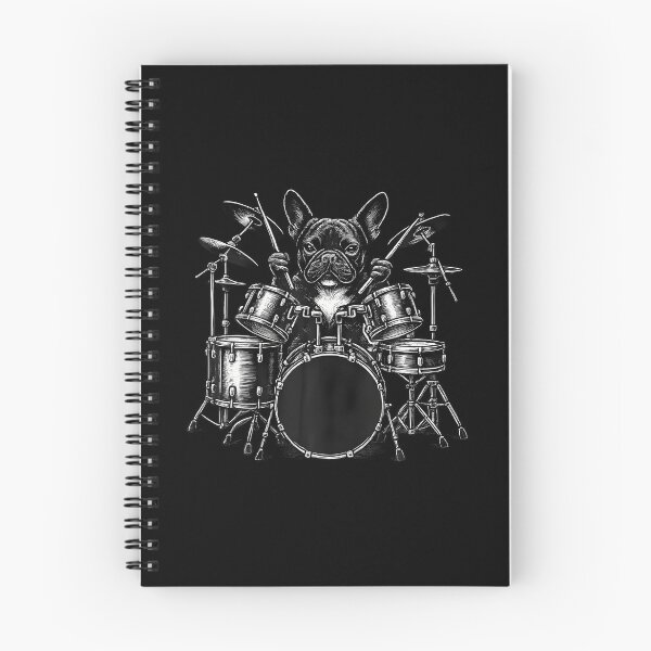 Item preview, French Bulldog Playing Drums Drummer Dog Lover designed and sold by scottsurswab.