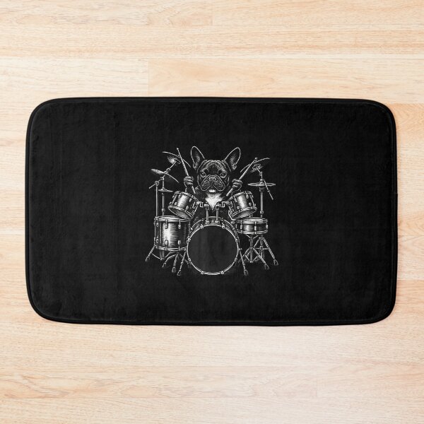 Item preview, French Bulldog Playing Drums Drummer Dog Lover designed and sold by scottsurswab.