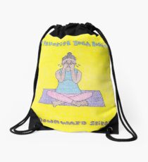 Downward Spiral Drawstring Bag