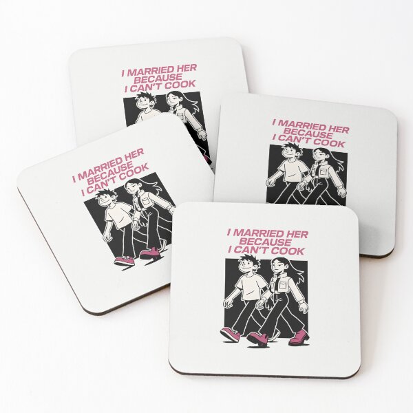 Item preview, I Married Her Because I Can't Cook Funny Husband Gift designed and sold by SplashTastic.
