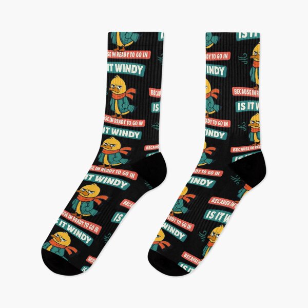 Item preview, Is It Windy Because Im Ready To Go In Duck Design designed and sold by TeeTimeTreasure.