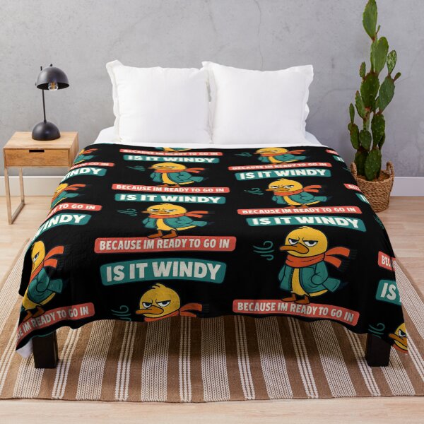 Item preview, Is It Windy Because Im Ready To Go In Duck Design designed and sold by TeeTimeTreasure.