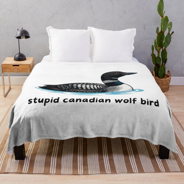 Item preview, Stupid Canadian Wolf Bird, Loon Lover, Canadian Wildlife - Heated Rivalry  designed and sold by rexedmee8.
