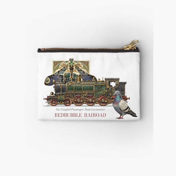 Item preview, REDBUBBLE RAILROAD - Tank Locomotive designed and sold by GalluzziART.