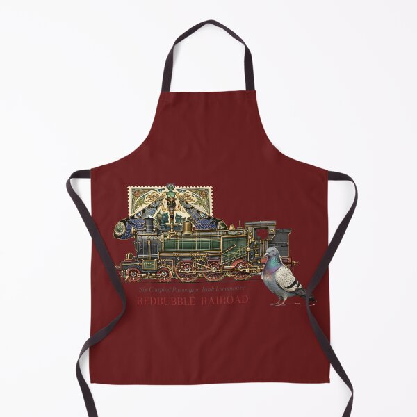 Item preview, REDBUBBLE RAILROAD - Tank Locomotive designed and sold by GalluzziART.