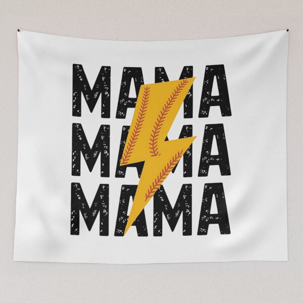 Item preview, Softball Mama Lighting Softball Mothers Day designed and sold by AsteriskDatBArt.