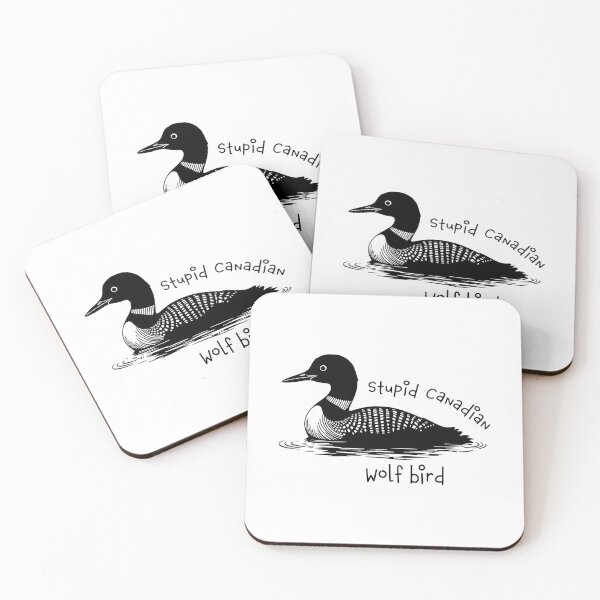Item preview, Stupid Canadian Wolf Bird, Loon Lover, Canadian Wildlife - Heated Rivalry  designed and sold by rexedmee8.