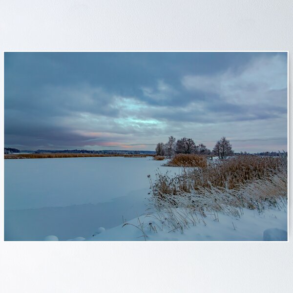 Item preview, Winter Landscape Over Frozen Lake designed and sold by Veikko  Suikkanen.