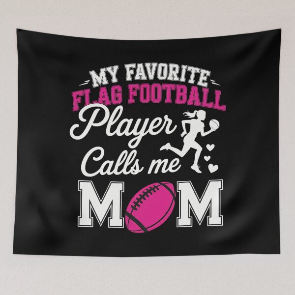 Item preview, Proud Flag Football Mom Of A Flag Football Player Mother designed and sold by AsteriskDatBArt.