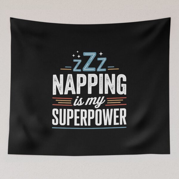 Item preview, Napping Is My Superpower designed and sold by IdunayaStore.
