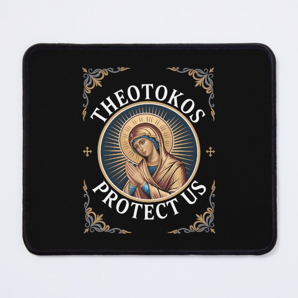 Item preview, Theotokos Protect Us Orthodox Christian Holy Mary designed and sold by AsteriskDatBArt.