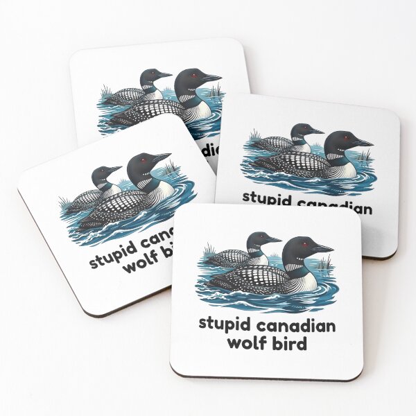 Item preview, Stupid Canadian Wolf Bird, Loon Lover, Canadian Wildlife - Heated Rivalry  designed and sold by rexedmee8.