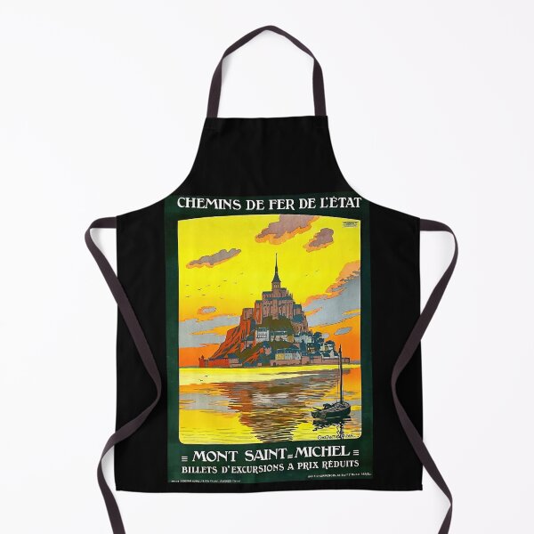 Item preview, Vintage French Travel Poster | Mont Saint-Michel Art Nouveau | Constant Duval Print | Chemins de Fer de l'État designed and sold by artofuniverse.