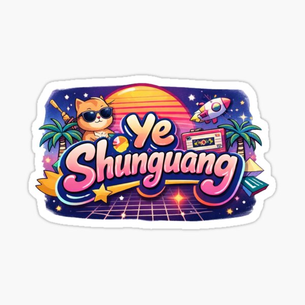 ye shunguang aesthetic Sticker
