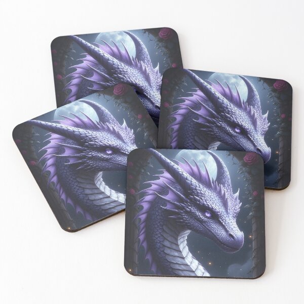 Item preview, Violet Moon Dragon: Determination designed and sold by Noctyra Designs.