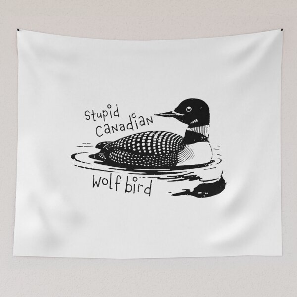 Item preview, Stupid Canadian Wolf Bird, Loon Lover, Canadian Wildlife - Heated Rivalry  designed and sold by rexedmee8.