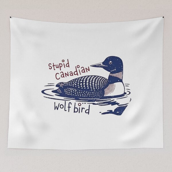 Item preview, Stupid Canadian Wolf Bird, Loon Lover, Canadian Wildlife - Heated Rivalry  designed and sold by rexedmee8.